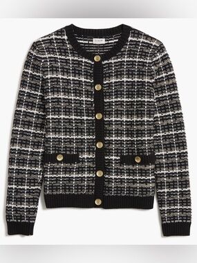 J. Crew Tweed Lady Cardigan Sweater